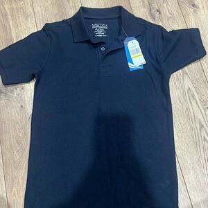 Brand new Nautica navy polo. With tags. Youth size medium 10/12